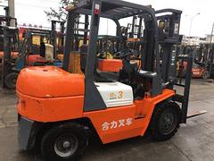 转让二手合力2吨3吨搬运叉车,柴油自动挡合力叉车
