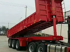​8米-11米一体标准后翻半挂车整车车身全车高强板