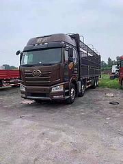 威海二手解放9米6高栏载货车 前四后八 国五