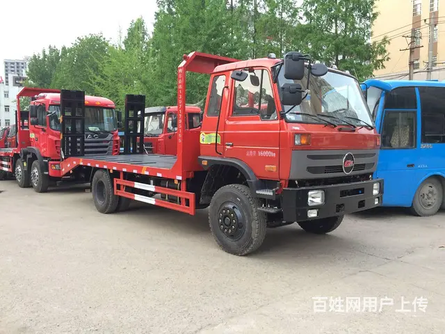 3吨-8吨东风福德牌挖机平板车 售后有保证的图片