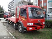 鞍山厂家直销解放平板拖车 拖35吨挖机平板车