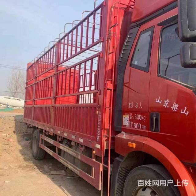 出售一台二手解放J6L  6.8米高栏 国5的图片