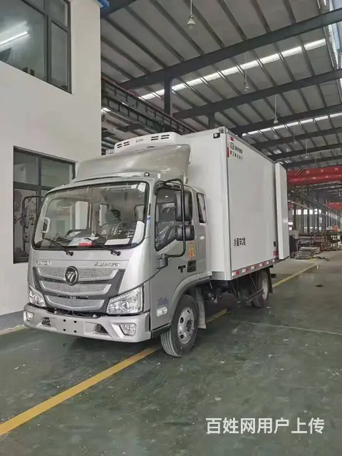 福田蓝牌排半活鱼海鲜运输车，长途运输不疲惫又保鲜的图片