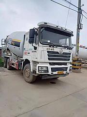 二手德龙后八轮搅拌车 大14方 375马力 国五