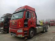转让二手解放牵引车，420马力，锡柴发动机，国五，