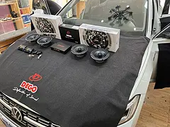 在淄博，大众速腾音响改装埃曼德高品质升级方案