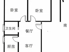 地铁房龙港新村(吴中-苏苑) 普通住宅2室1厅1卫 简单装修