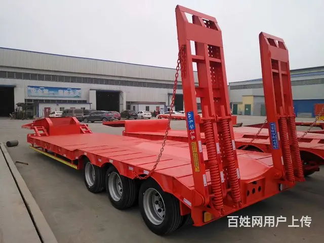 厂家订做9.5米低平板半挂车的图片