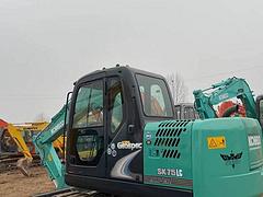 转让二手挖掘机进口神钢75包送2021年出厂带质保