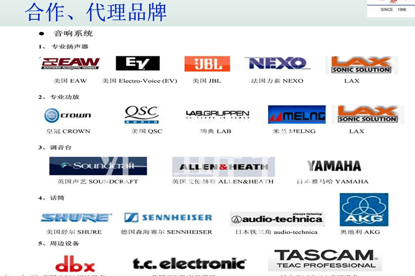 灯光音响品牌