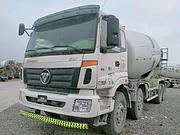 17年二手欧曼大20方搅拌车 375马力 雷萨上装