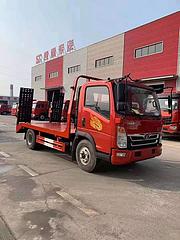 贺州重汽豪曼8吨平板车 挖机推土机运输车 包上户