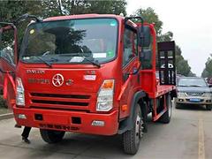 小型挖机平板车 拉8T10T12T蓝牌平板运输车