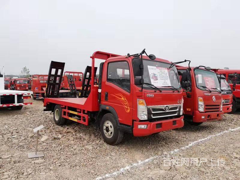 蓝牌拖车 60-75-90挖机拖车 平板拖车 包牌