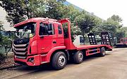 厂家直销江淮小三轴拖板车 拖25吨挖机平板拖车
