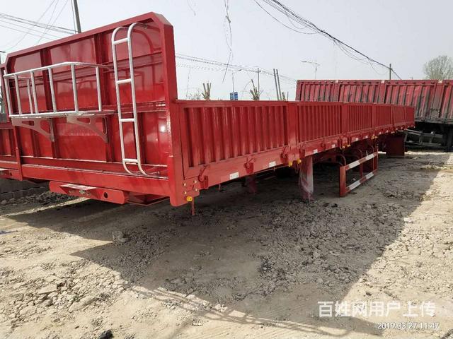 ​出售:轻量化标车侧翻半挂车 13米✘2.55米✘的图片