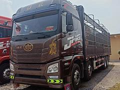 精品车20年低解放前四后八9.6米高栏460马力，