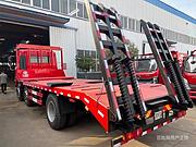 小三轴6x2平板运输车  玉柴245马力三轴拖车  定做液压
