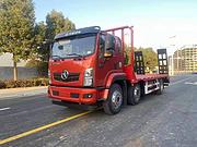 国六大运三轴平板车 挖机钻机运输车 现车价格包上牌