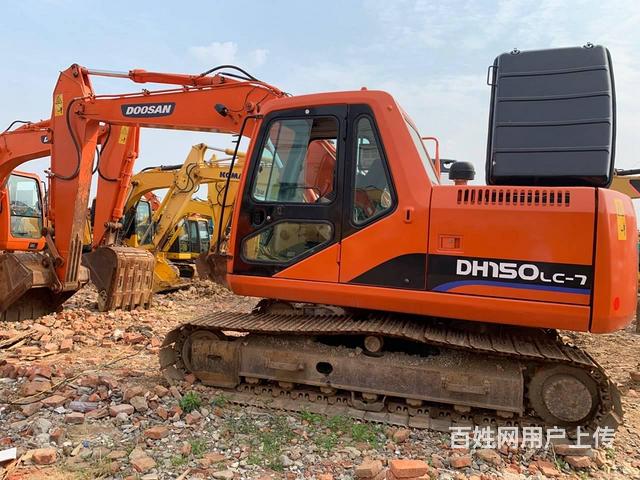 转让二手挖掘机斗山150-7手续全质保一年全国包送的图片