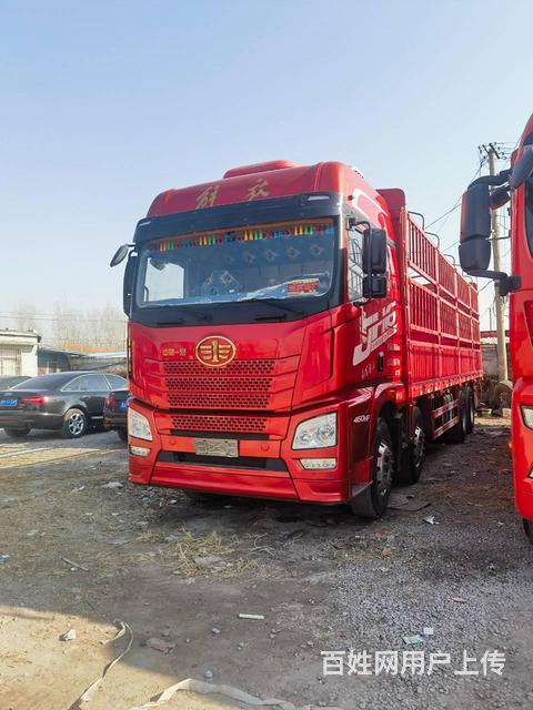 转让二手载货车 解放JH6锡柴460马力9米6高栏的图片