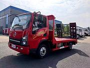 4.2米蓝牌平板车包上牌8-40吨挖机拖机厂家直供