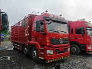 二手国五7.8米德龙高栏载货车 潍柴300马力
