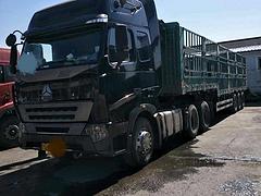 重汽豪沃380马力13米 半挂车 仓栅式