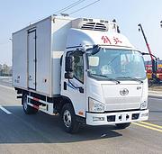 衡阳4米2国6解放J6F冰冰冷藏车厂家包上户多少钱