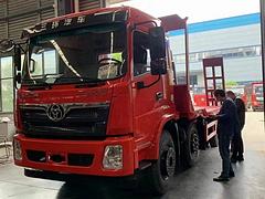 三环昊龙提升桥平板车 拉大挖机平板拖车 包上牌报价