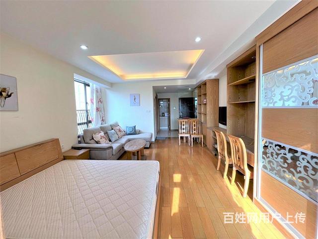 临平银泰城地铁口水景城蓝钻一号精装1房大户型带阳台随时看房的图片