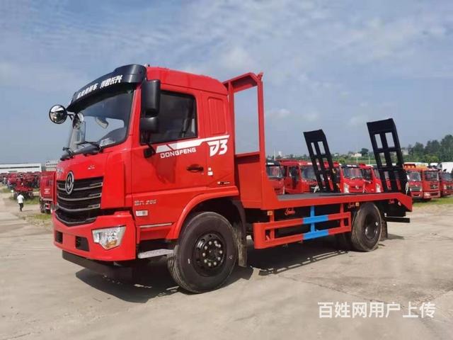 东风挖机平板车 挖机运输车平板车 可分期付款多少钱的图片