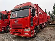 9.6米高栏二手解放载货车 350马力 前四后八