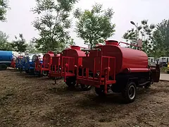 洒水抑尘车 小型雾炮洒水车 机动三轮洒水车