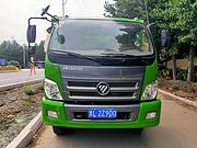 车队解散处理四台福田欧曼 自卸车 国5环保绿