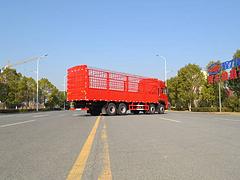 前四后八九米六高栏车 9.6米仓栏式货车 拉60吨