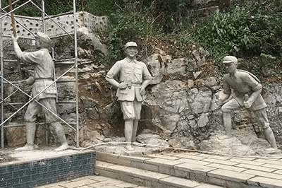 水泥浮雕七