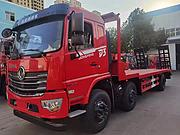 东风前四后四平板运输车  拉15吨不超载短轴距平板车  三轴