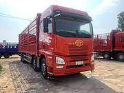 9米6高栏载货车，21年解放JH6，前四后八，国五