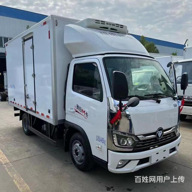 蓝牌福田M卡小型冷藏车厂家直销销售点的图片