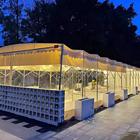 移动式推拉雨棚遮雨活动伞可移动棚伸缩防违建帐篷户外