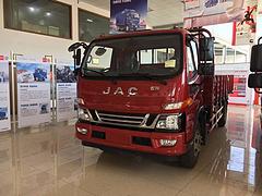 江淮骏铃V9 168马力 6.8米排半仓栅式载货车