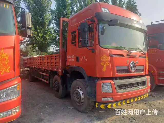漯河二手东风天龙平板车 前四后四 9.6米平板车的图片