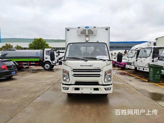 低价出售江铃国六蓝牌4.2米冷藏车 冷冻运输车图片的图片