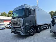 厂家特惠福田欧曼EST 9.6米 国6 肉钩冷藏车