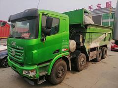 出售二手联合LNG自卸车，5.6米大箱340马力，