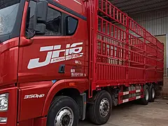 解放JH6-9.6米高栏车,带交强险