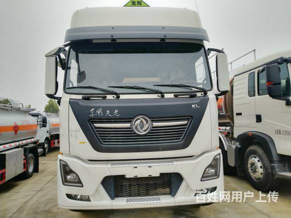 楚胜铝合金运油车价格 东风天龙前四后八油罐车厂家直的图片