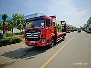 阳泉东风销冠挖机平板运输车 拉155/185挖掘机拖车厂家批