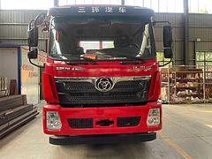 三环昊龙提升桥平板运输车 拉大挖机平板拖车 可分期